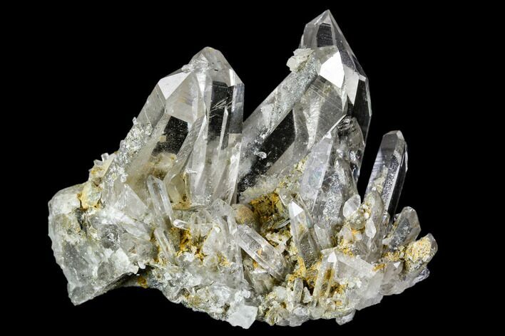 Quartz Crystals and Adularia - Hardangervidda, Norway #111427